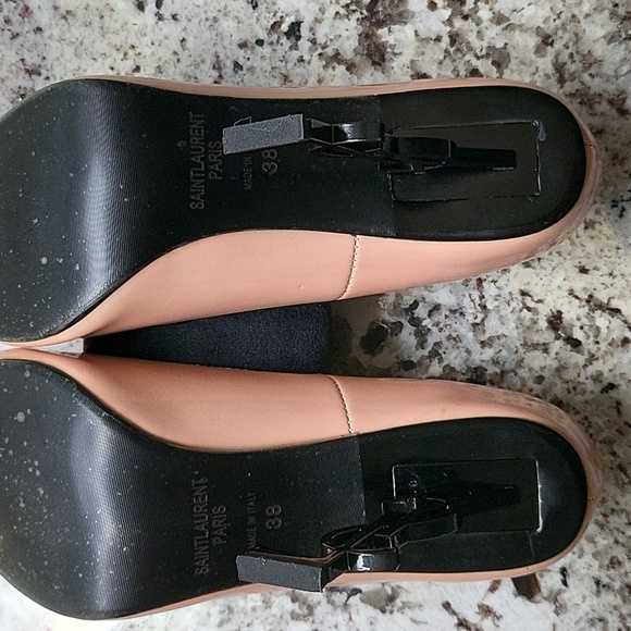 YSL Opyum Point-toe Patton Leather Heels - Picture 4 of 5